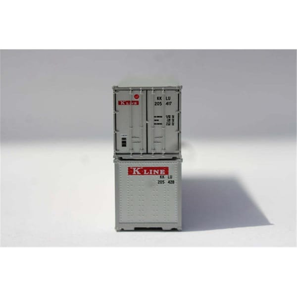 Jacksonville Terminal 40 ft. No.3 N K-Line Standard Height Containers Set JTC405697 - main